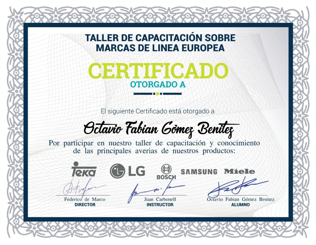 Certificado de La Selva 2012